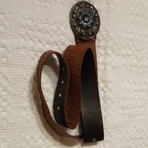 Leather belt